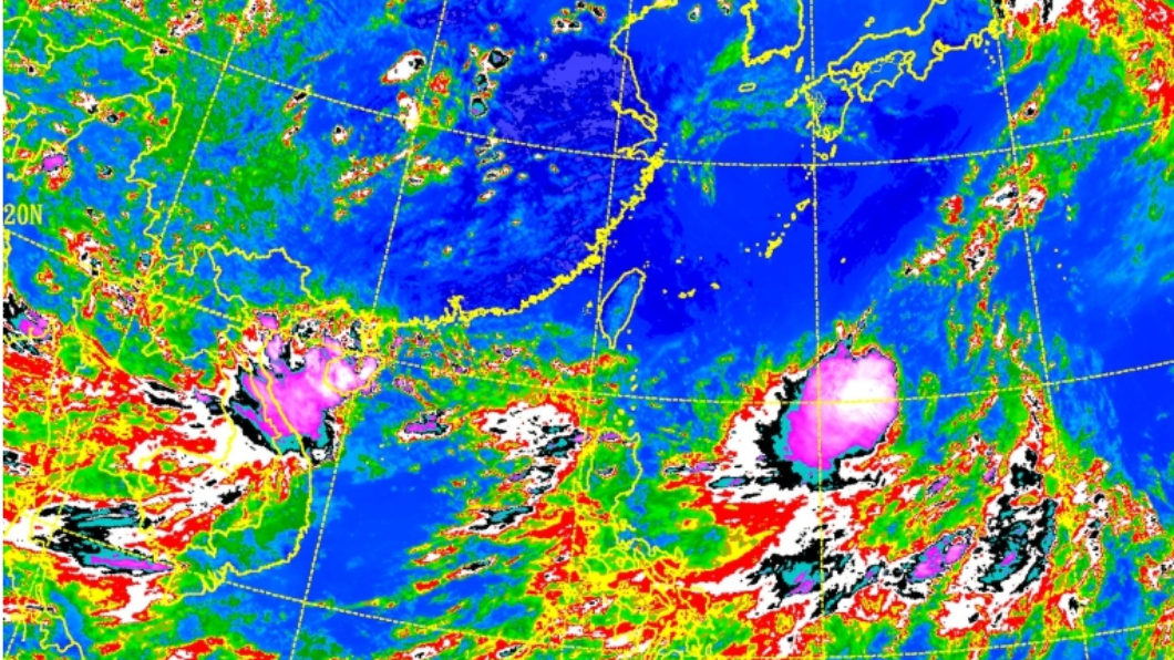 快訊/北部體感飆41℃「 麗琵」 颱風生成朝日前進