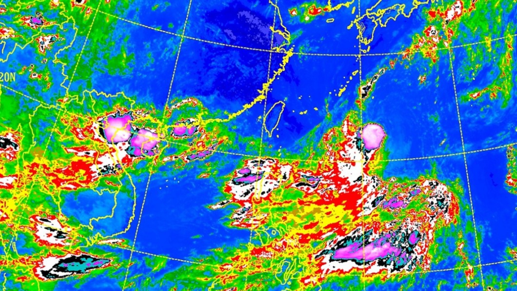 熱帶系統伴西南氣流 14日起對台灣有威脅