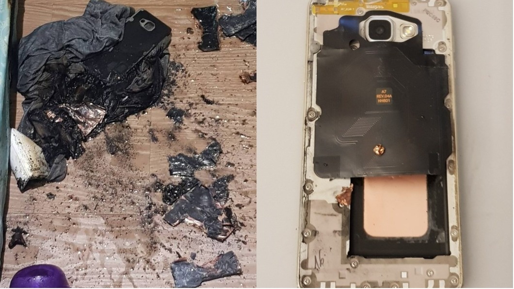 睡到一半睜開眼 手機爆開床頭火在燒!
