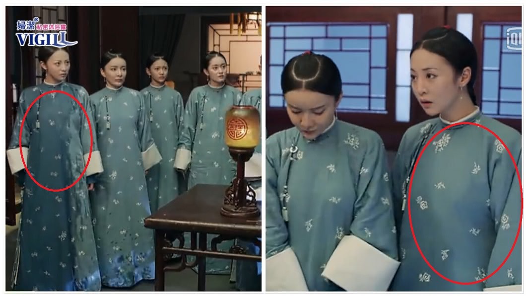 錦繡衣服被水潑濕,竟離奇地一秒乾掉。(圖/愛奇藝台灣站)