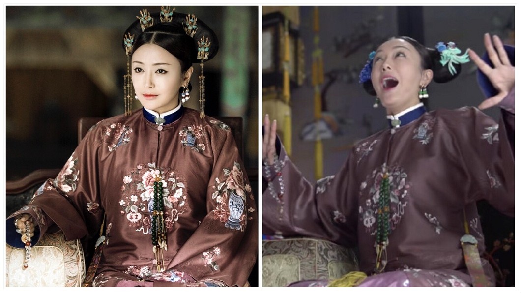 《延禧》絕美皇后大崩壞!秦嵐片場搞怪網喊:還我眼淚