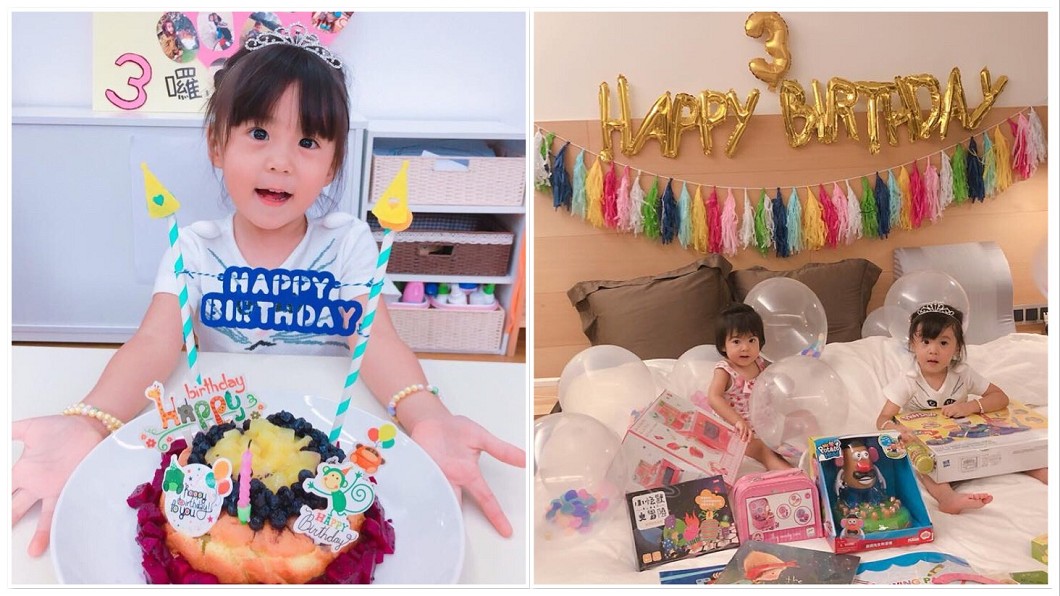 驚!小公主咘咘慶3歲生日 賈靜雯:歡迎我們家新成員