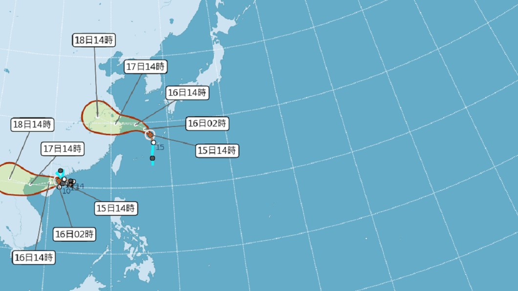 快訊/一天一颱!棕櫚生成 明起防環流引大雨