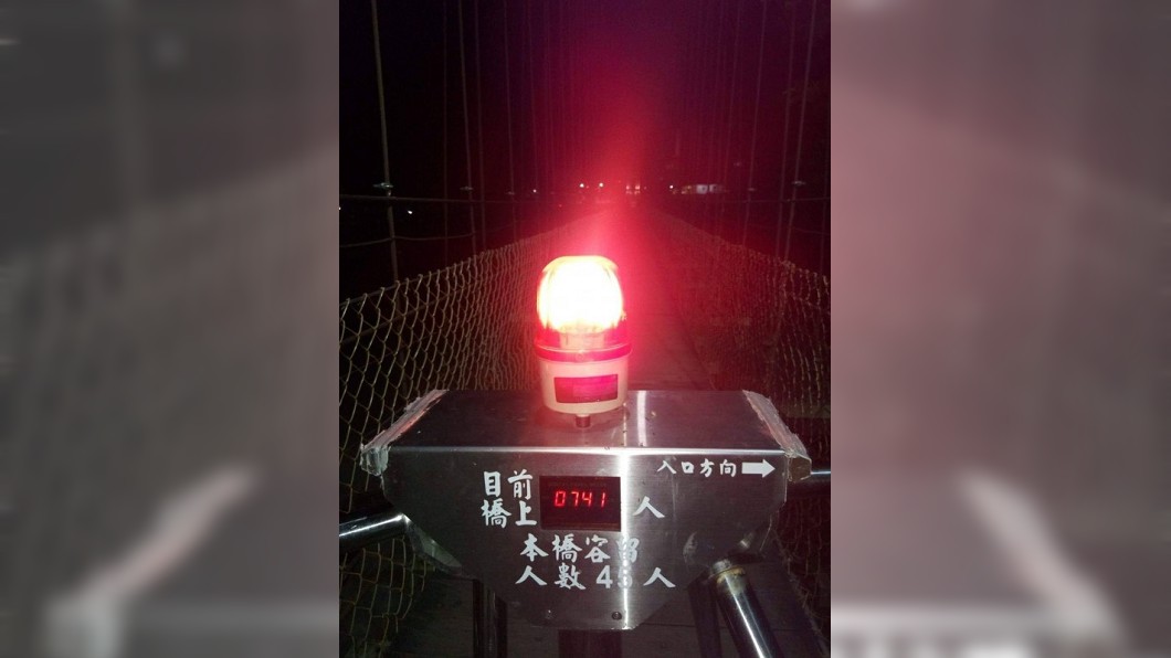 吊橋半夜竟顯示超載「741人」 網驚:人呢?