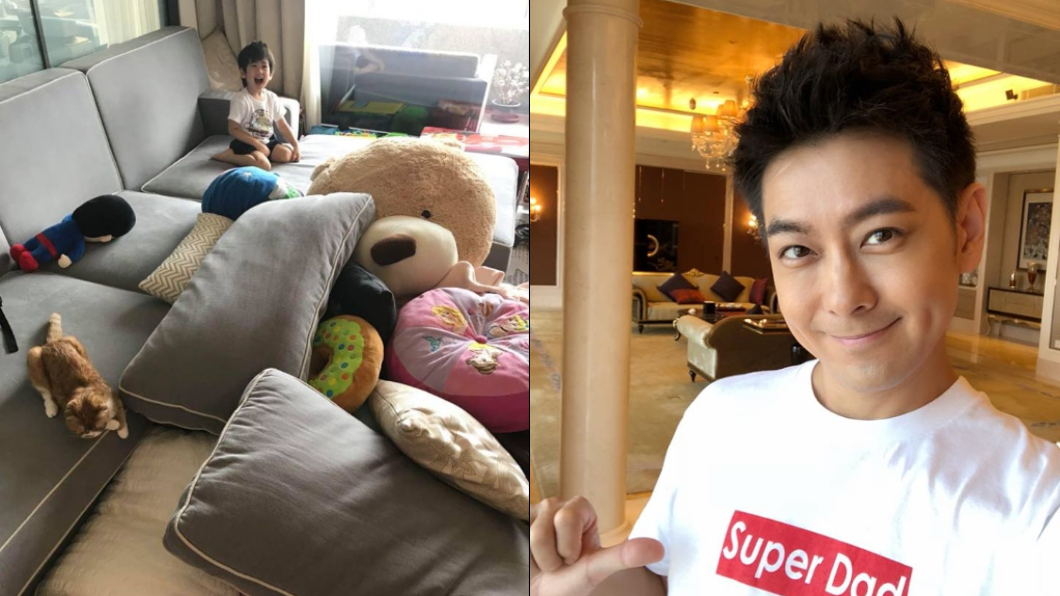 林志穎PO孩子玩樂照 網驚:那邊卡「兩條腿」!