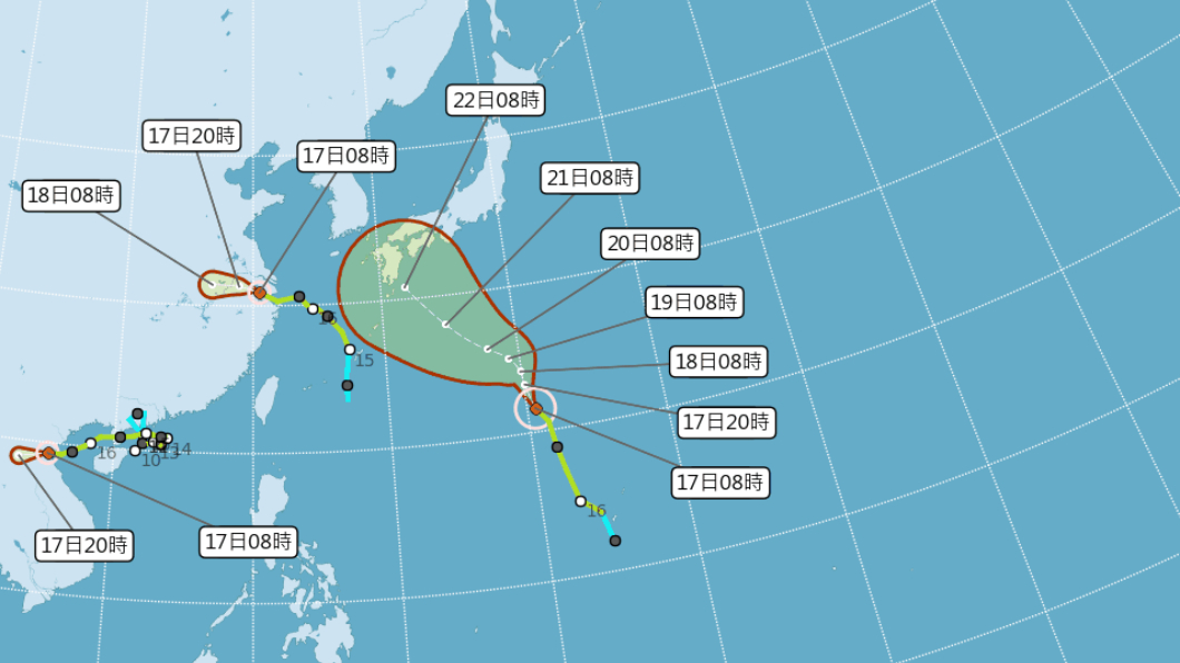 颱風接力賽!台灣成功躲過10颱 專家說原因