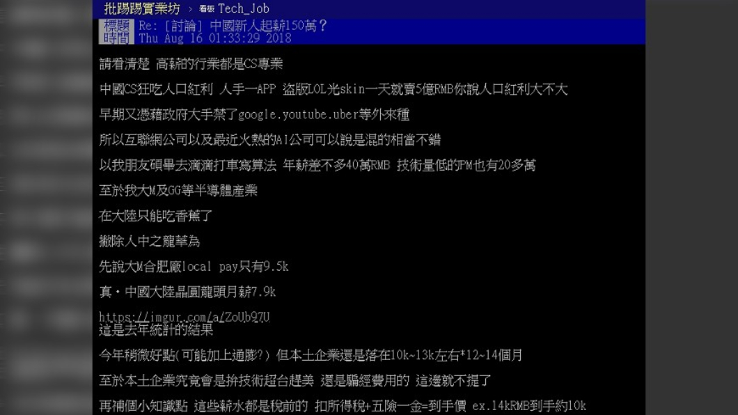 圖/翻攝自PTT