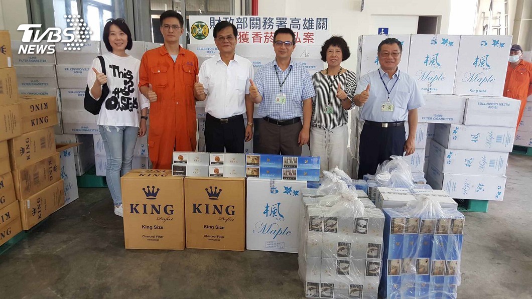 大數據奏捷 高雄海關查扣市值上千萬私菸