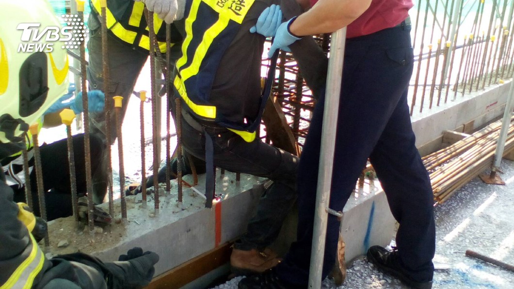 通霄電廠工人墜落 腿遭鋼筋刺穿送醫不治