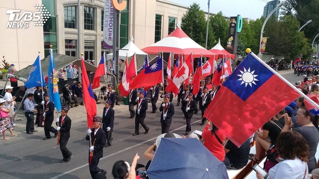 中華民國退伍軍人 參與加拿大勇士節大遊行