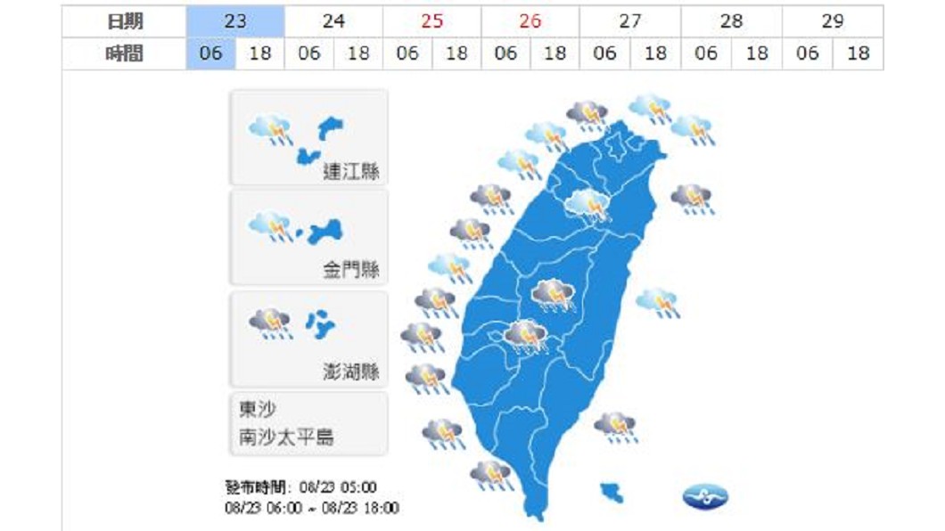 圖/中央氣象局