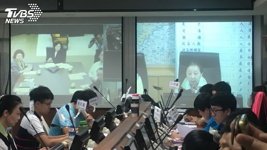嘉義縣超大豪雨成災　蔡總統視訊關心災情
