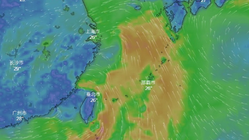 圖／翻攝自Windy
