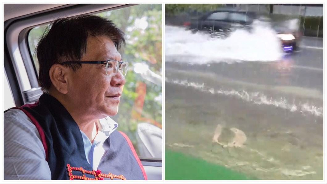 屏東豪雨狂炸正常上班課 民眾灌爆潘孟安臉書:你還在睡