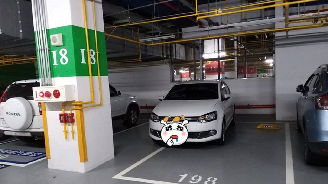停車一半在車格外「你不懂」 網友大讚:專業老司機
