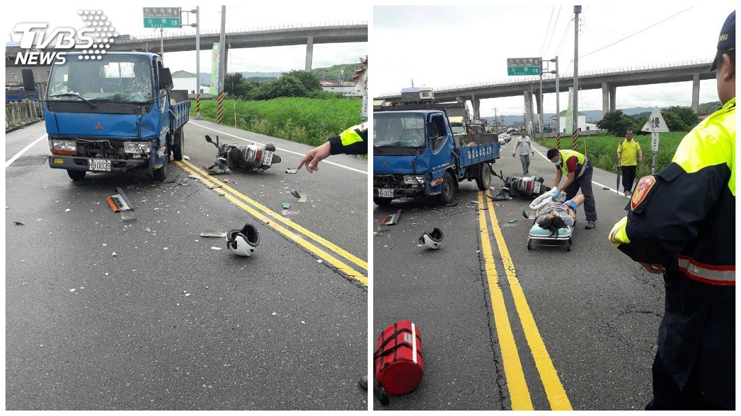 父溺斃才辦完喪事 母女倆騎車被撞昏迷