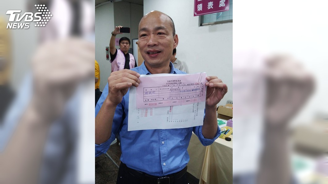 韓國瑜考量災民感受 低調登記參選高雄市長