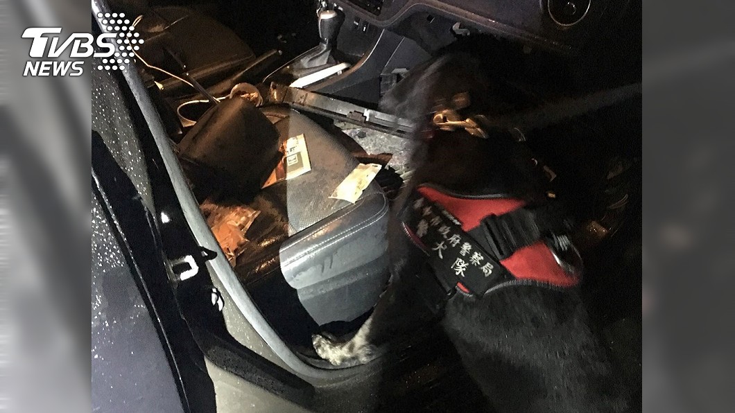 毒品藏轎車內夾層 中市緝毒犬揪出