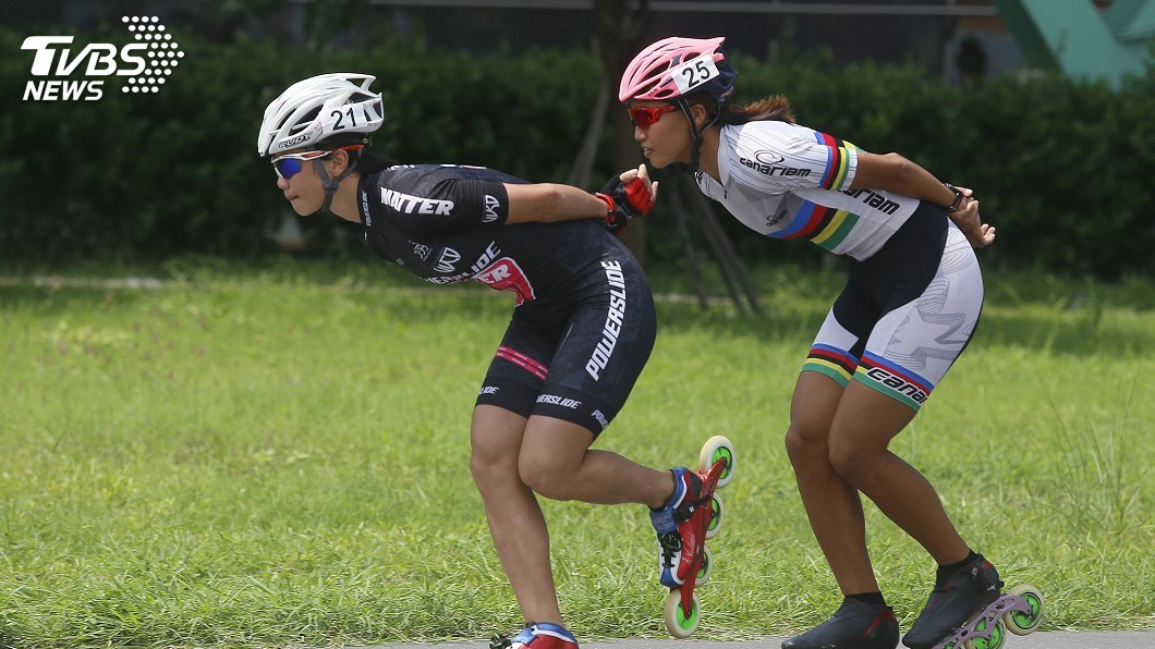 亞運女子滑輪溜冰20km公路賽 中華隊1金1銅