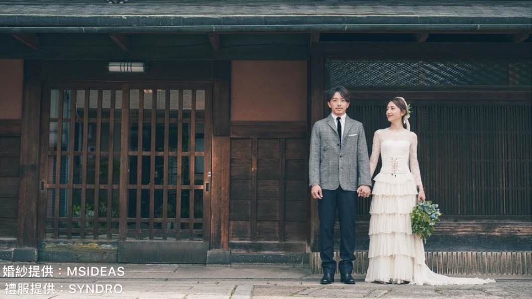 重返京都定情地 柯佳嬿、謝坤達浪漫婚紗照曝光!