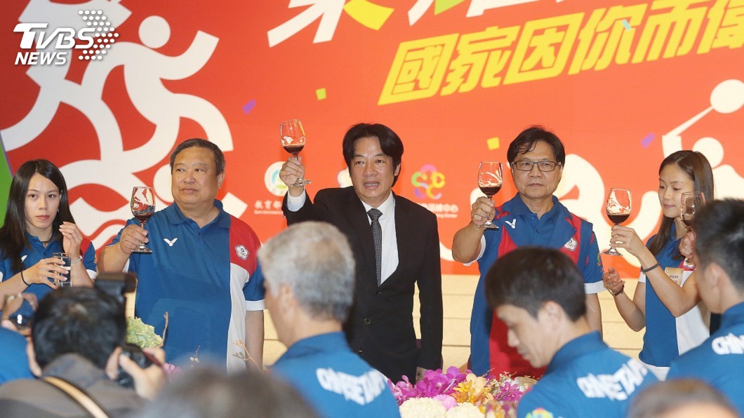 中華隊亞運寫佳績 賴清德:全力備戰東京奧運