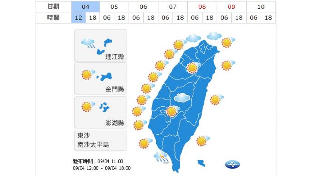 圖／中央氣象局