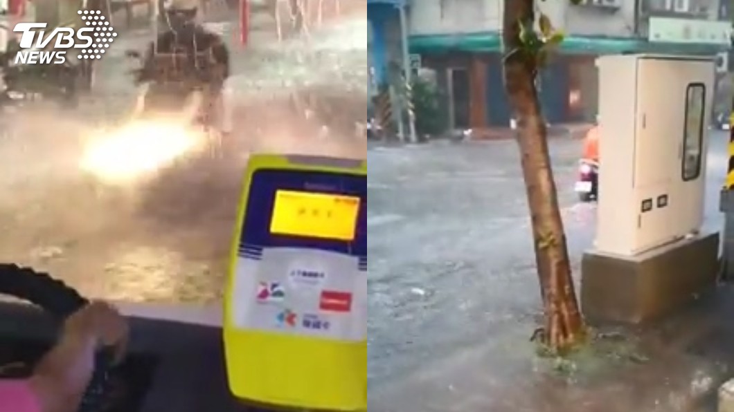 快訊／暴雨轟炸！　新北永和竹林路、國光路淹水