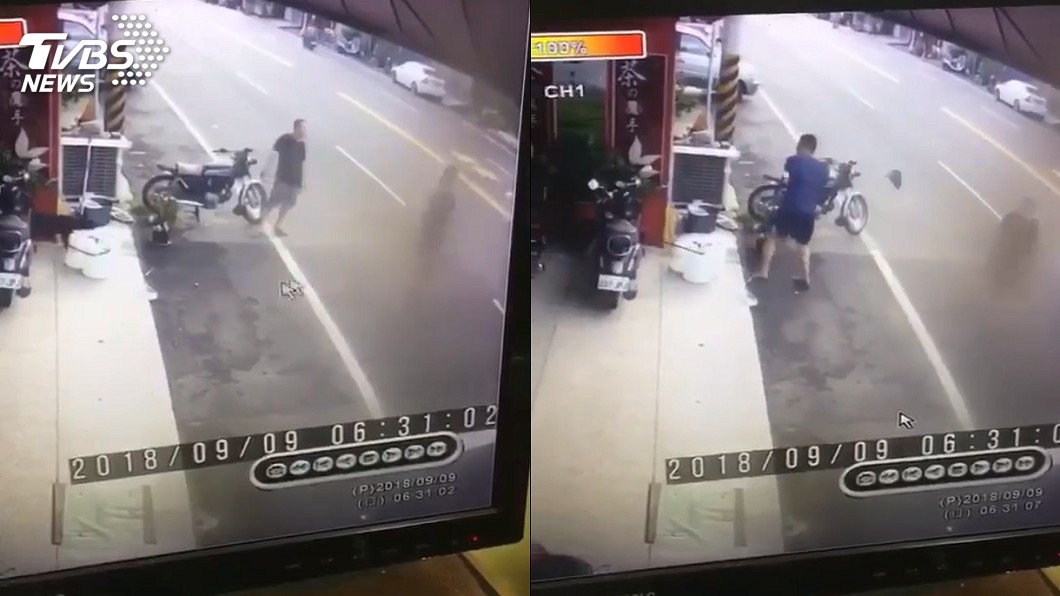 不滿狗吠叫！醉男唆使小弟「拖把狠打」　見警落跑