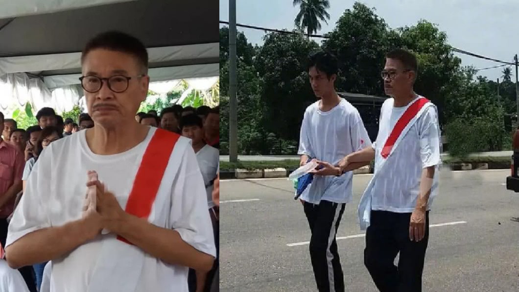 吳孟達暴瘦腿抖需攙扶 岳父出殯無力跪別