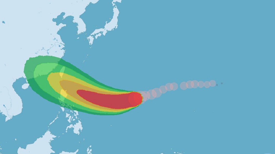 中颱山竹持續增強 研判未來主要影響東半部