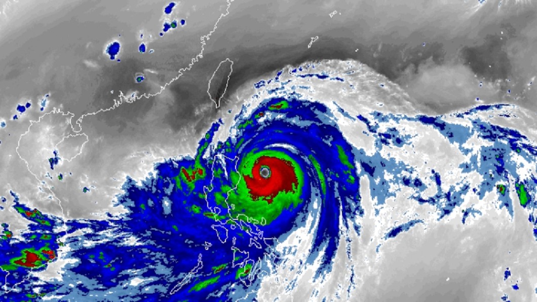 強颱山竹暴風圈擴大 美軍:台灣恐進入7級風半徑