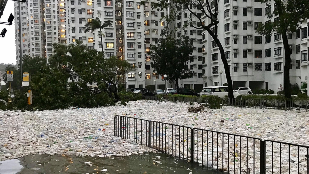 山竹掃港!一圖秒懂海洋送上「回禮」還人類