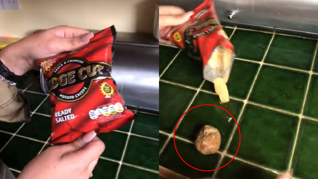 洋芋片驚現「完整馬鈴薯」 網笑:要你動手做來吃