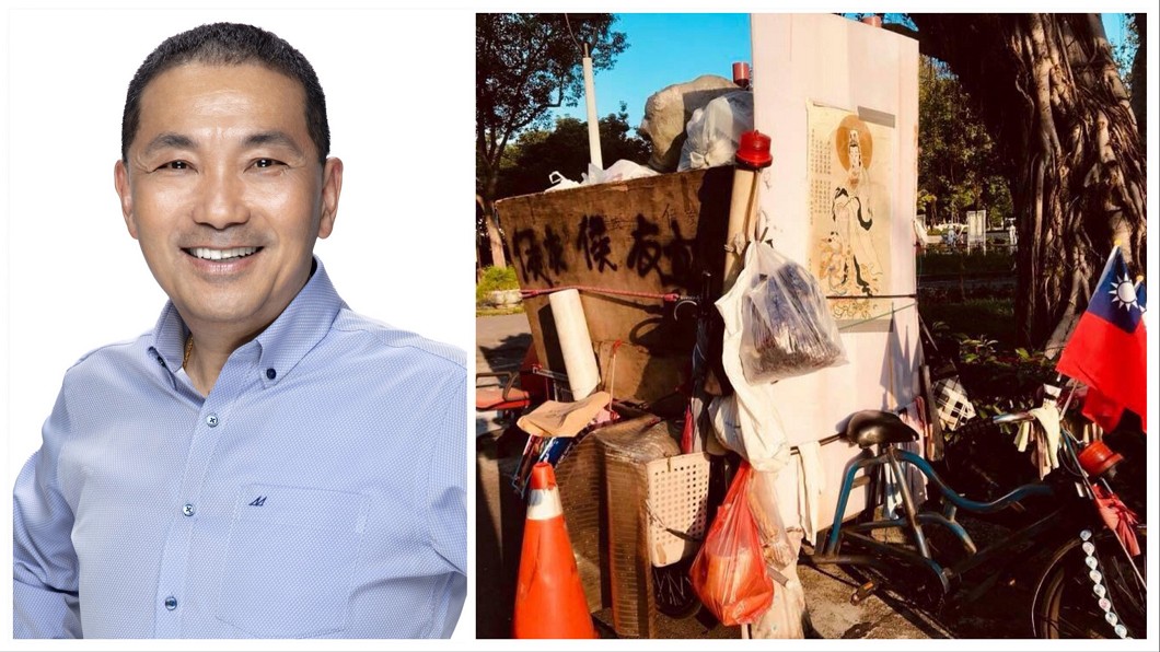 侯友宜首輛宣傳戰車出爐!專做資源回收網讚:好有溫度