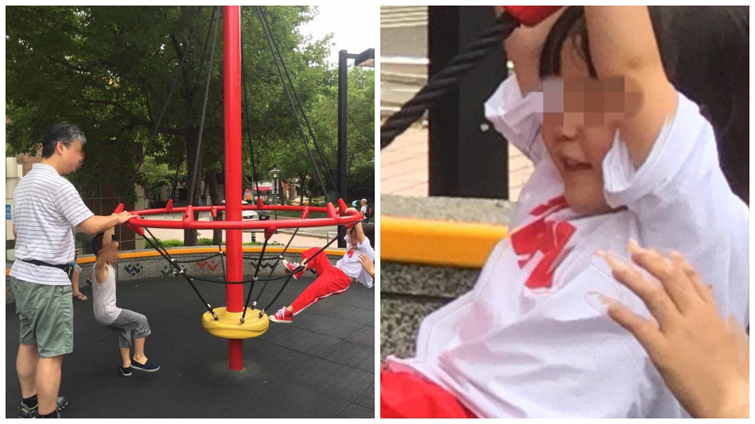 詭異!女兒公園玩旁邊沒人 母拍到「半透明手」嚇呆
