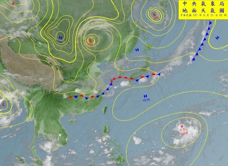 圖/翻攝自中央氣象局