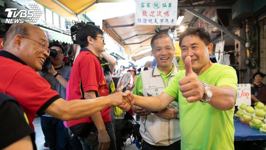 50處市場拜票　蘇貞昌：熱情是最大動力