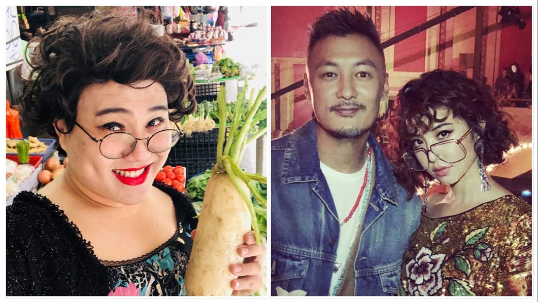 呸姐新造型神撞臉大嬸阿桃 網看完驚喊:丈母娘!