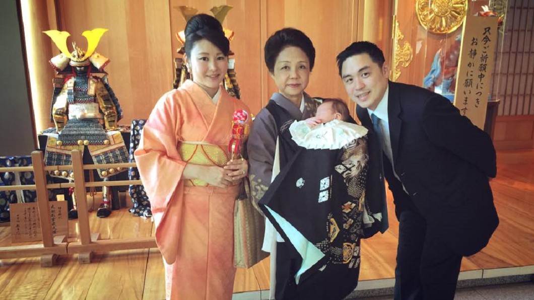 麻衣仍被叫王太太 帶兒返台與公公王文洋過中秋