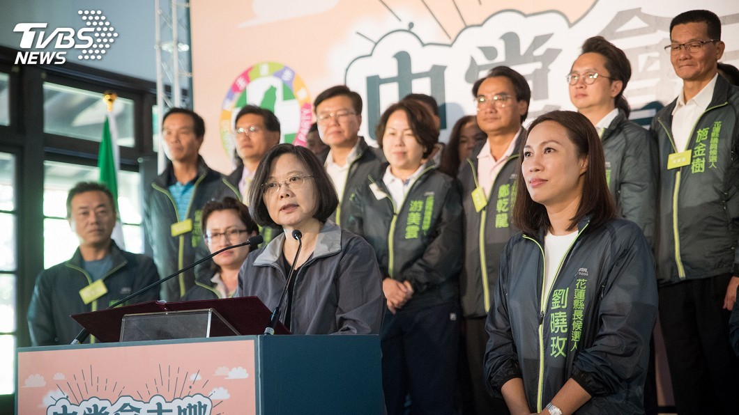 行動中常會造勢 蔡英文挺劉曉玫改變花蓮