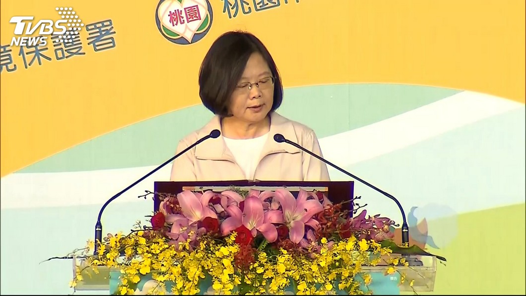 蔡英文幫蘇貞昌站台　嗆國民黨「靠反對發電」