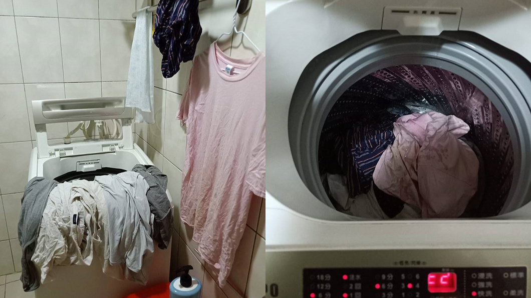 趴菜乾?老公自己晾衣服 老婆回家見狀崩潰