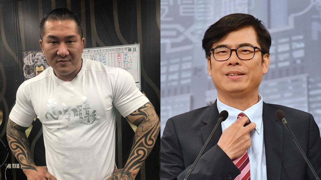 韓國瑜與館長開直播 陳其邁酸:選市長不是比肌肉