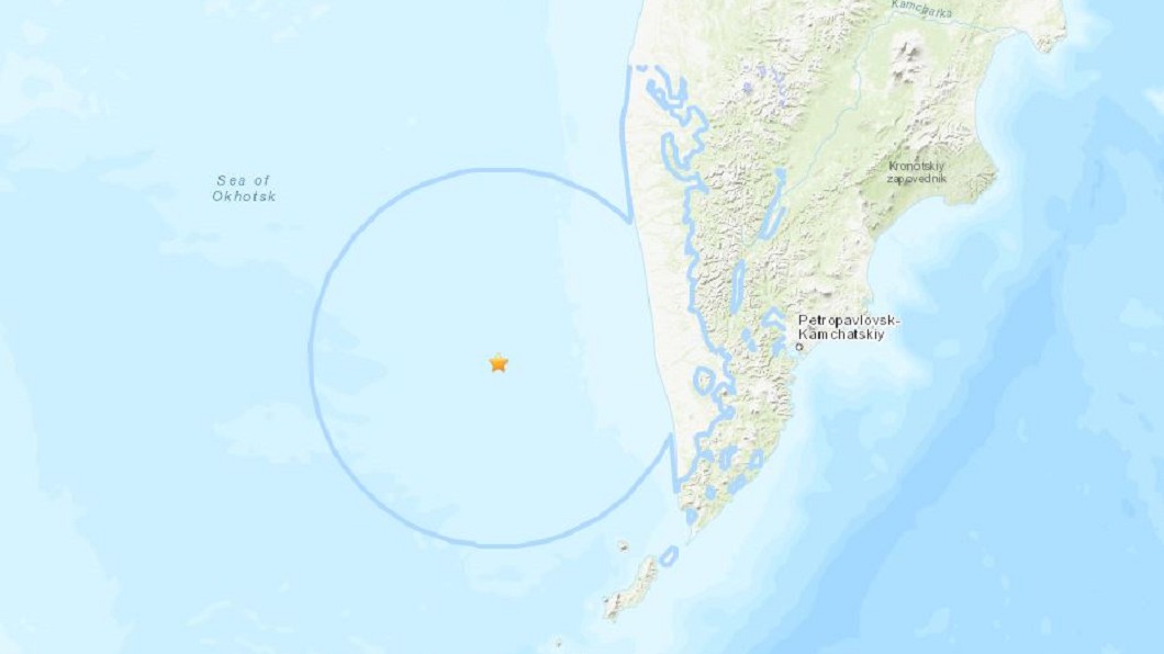 千島群島西北方6.7地震　無海嘯警報