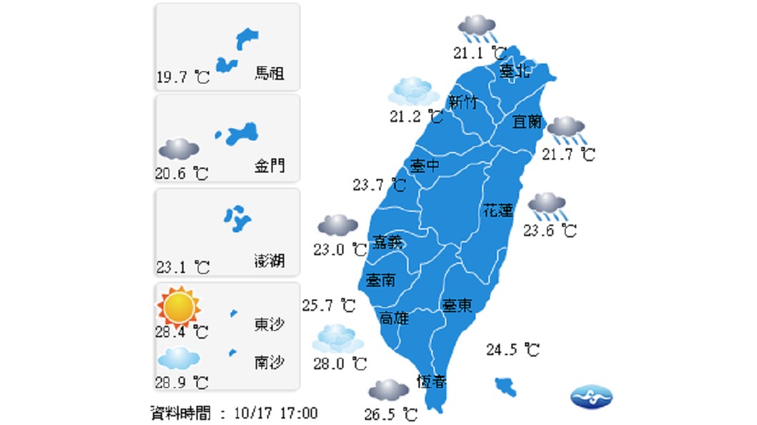 圖／中央氣象局