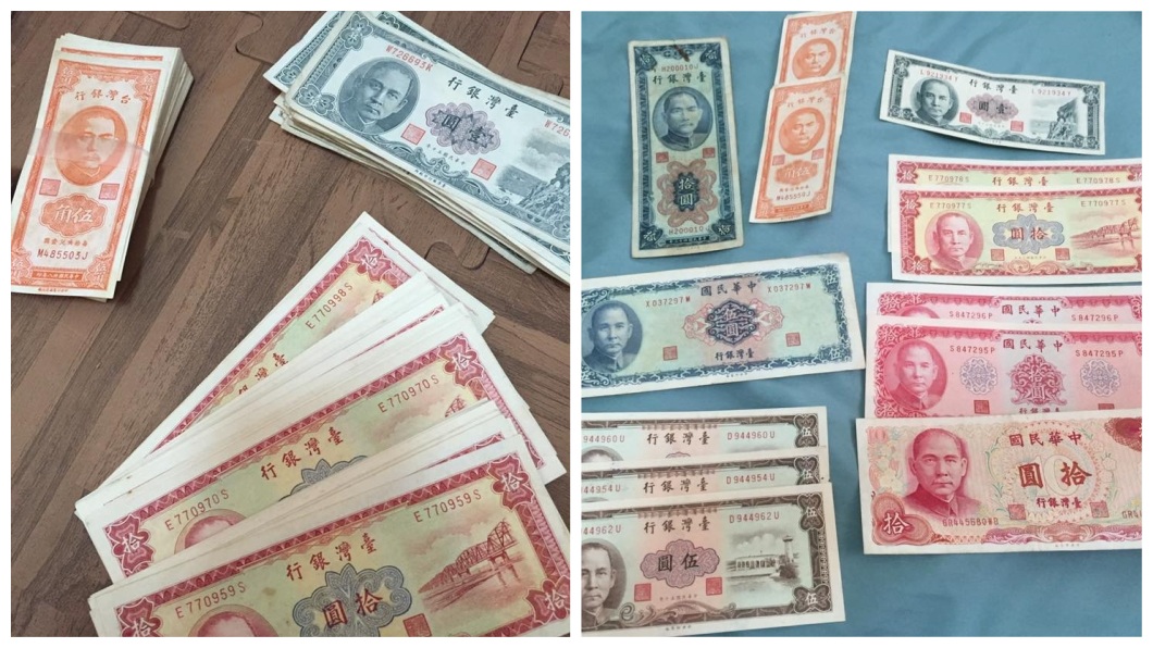 他整理阿公遺物…驚見上百張古董連號紙鈔 網:非一般人