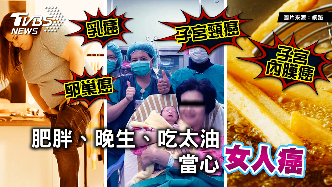 小心肥胖及飲食習慣 國人每五分鐘就有一人罹患女人癌