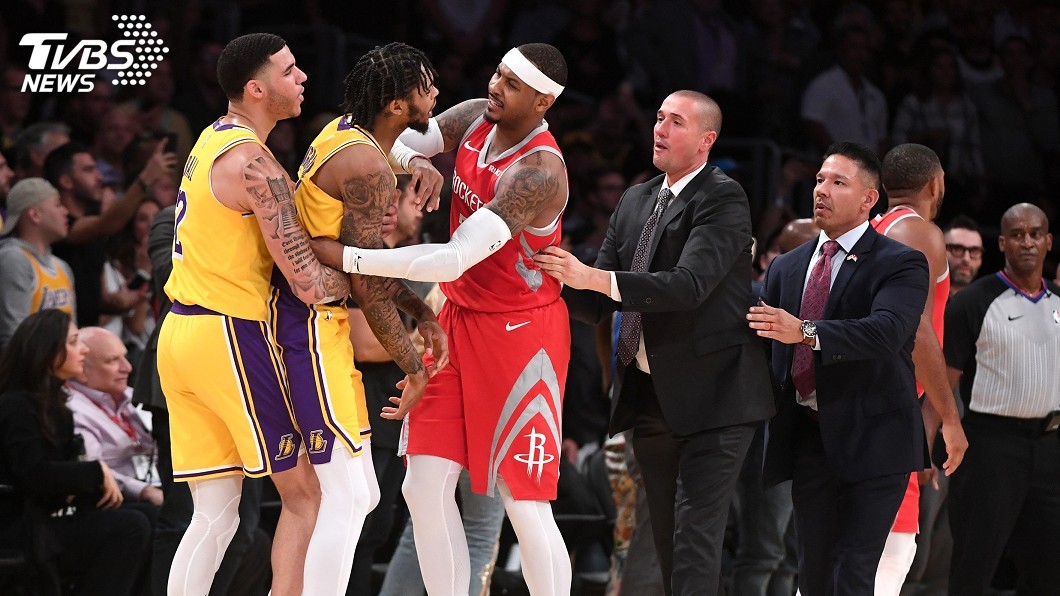 湖人火箭大亂鬥　NBA宣布3名球員遭禁賽