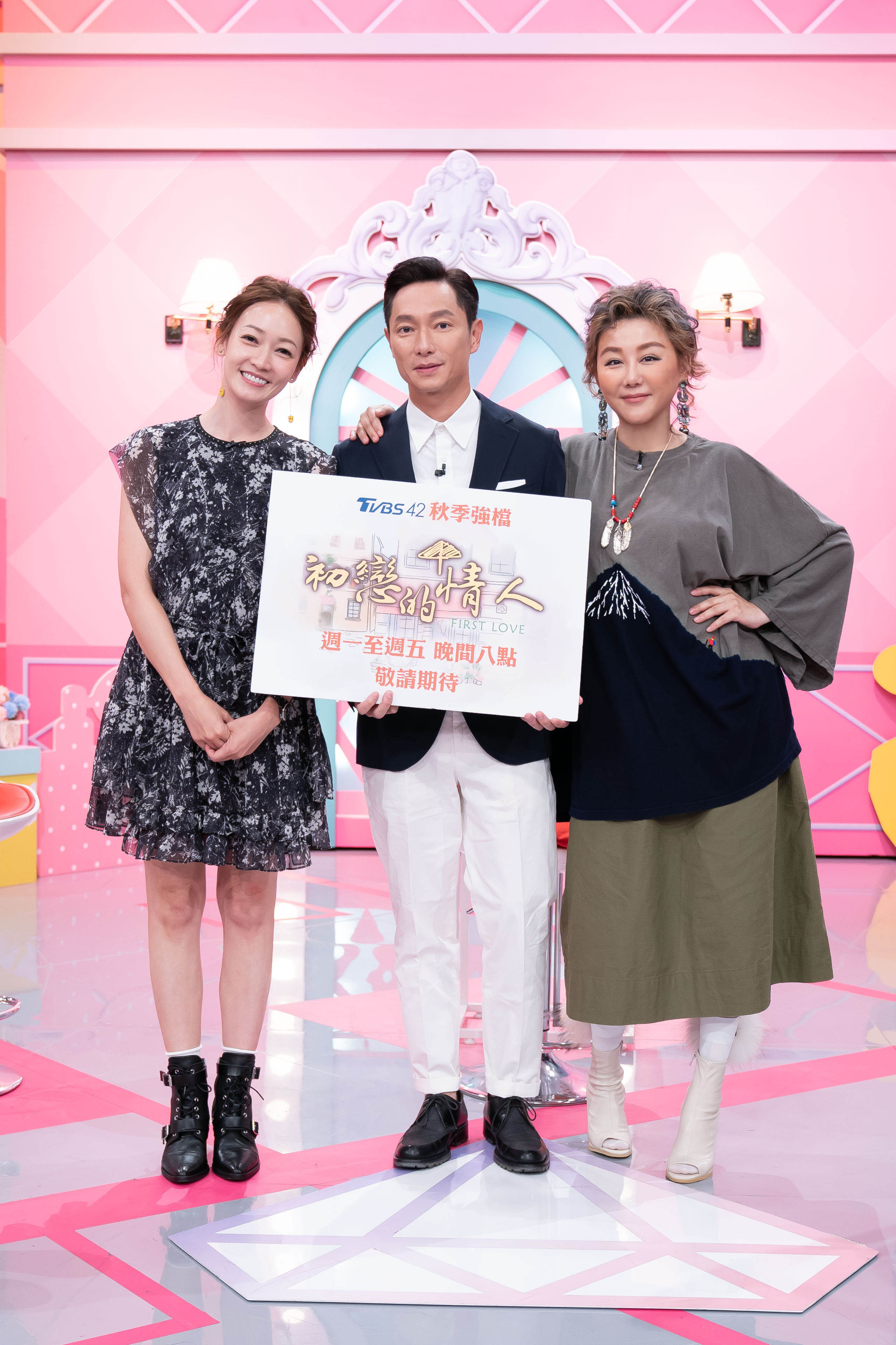 潘慧如搭檔不老男神謝祖武 坦承挫折感重。圖／TVBS