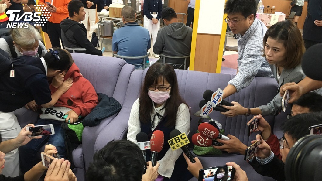 邱歆粵家屬。圖/中央社